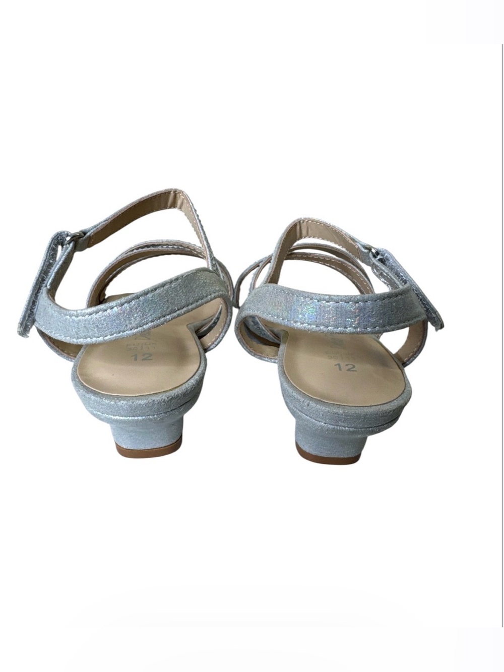 Dream Pairs Silver Rhinestone Strappy Sandals size 12 - Picture 3 of 4